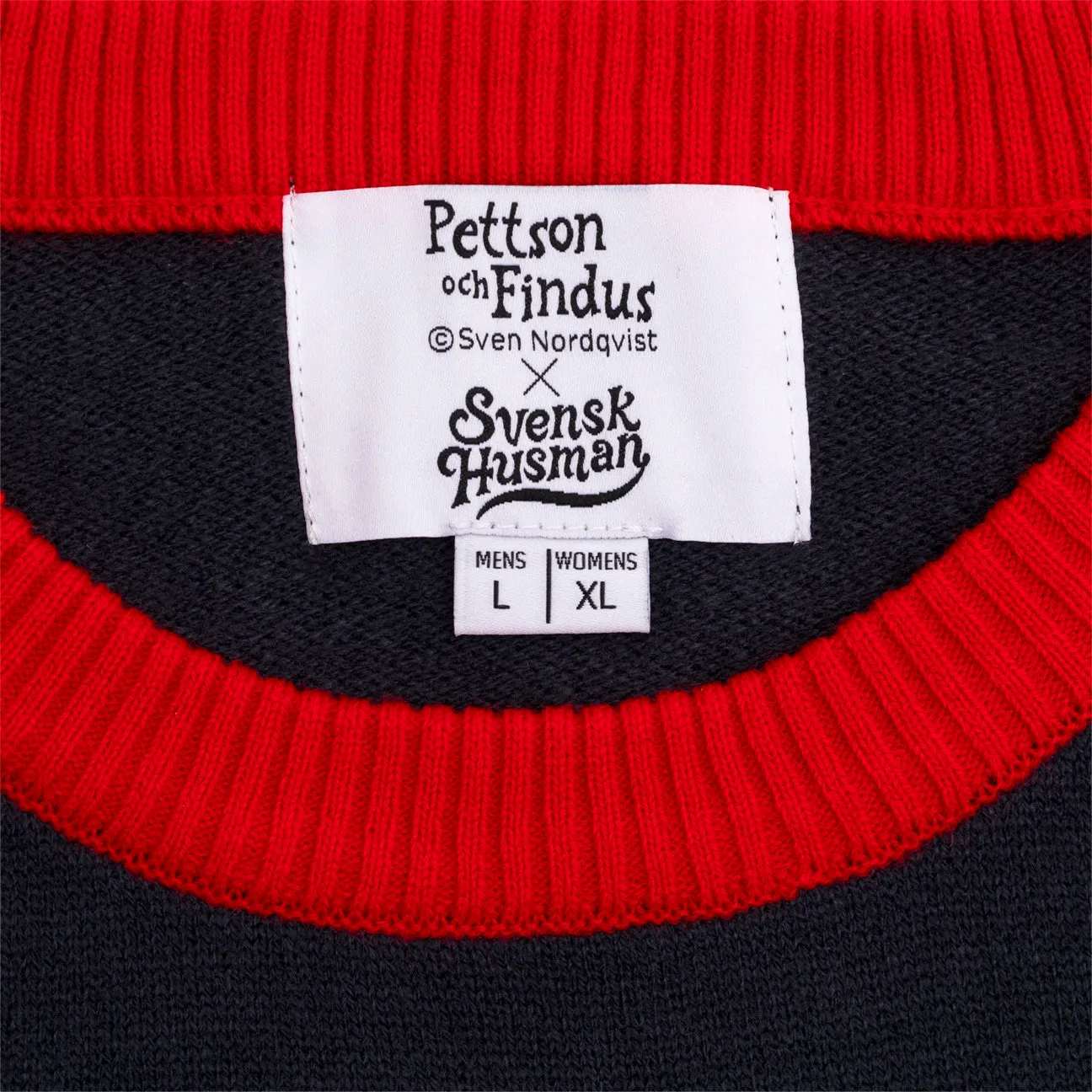 Svensk Husman Pettson Findus julebord julesweater herre