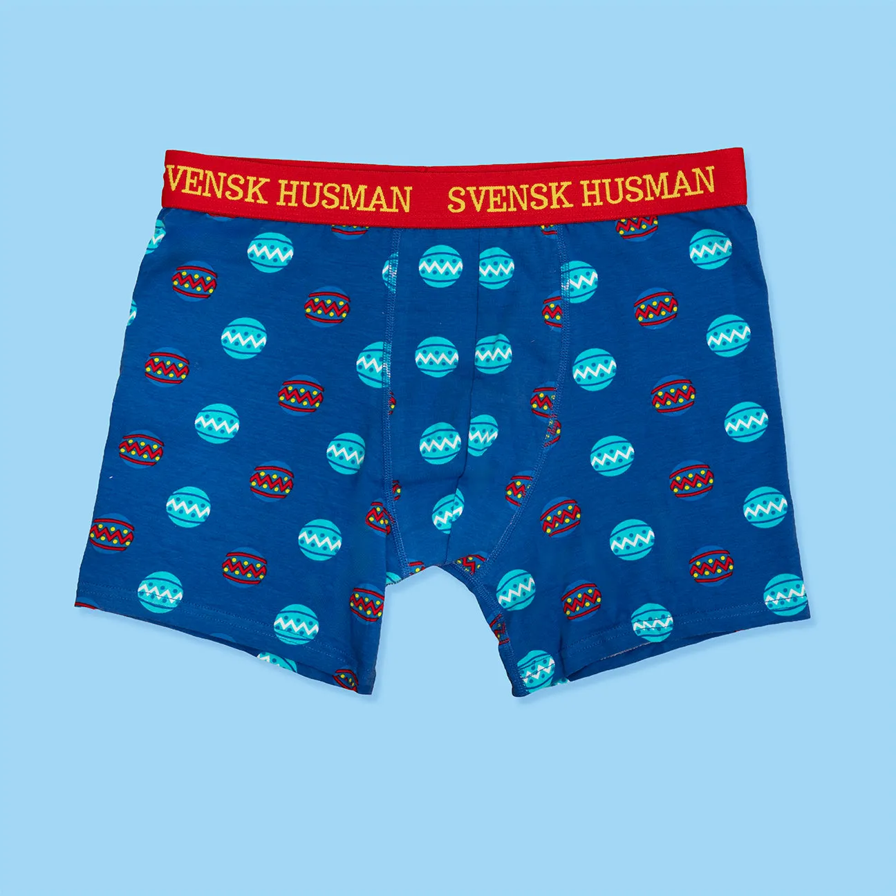 Svensk Husman Julkulor boxershorts herre bomuld L