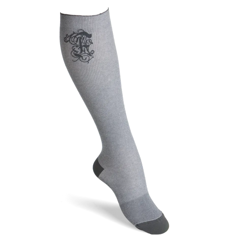 Funq Wear Original Groovy Grey støttestrømper grå bomuld