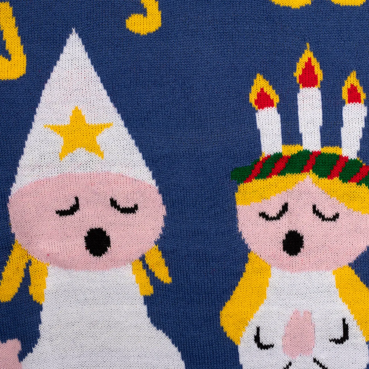 Svensk Husman Lucia juletrøje dame akryl