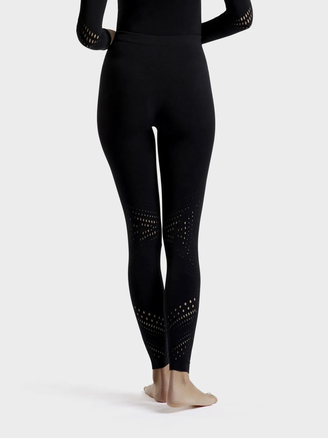 Fogal Wadim leggings sort M-L – seamless high-waist