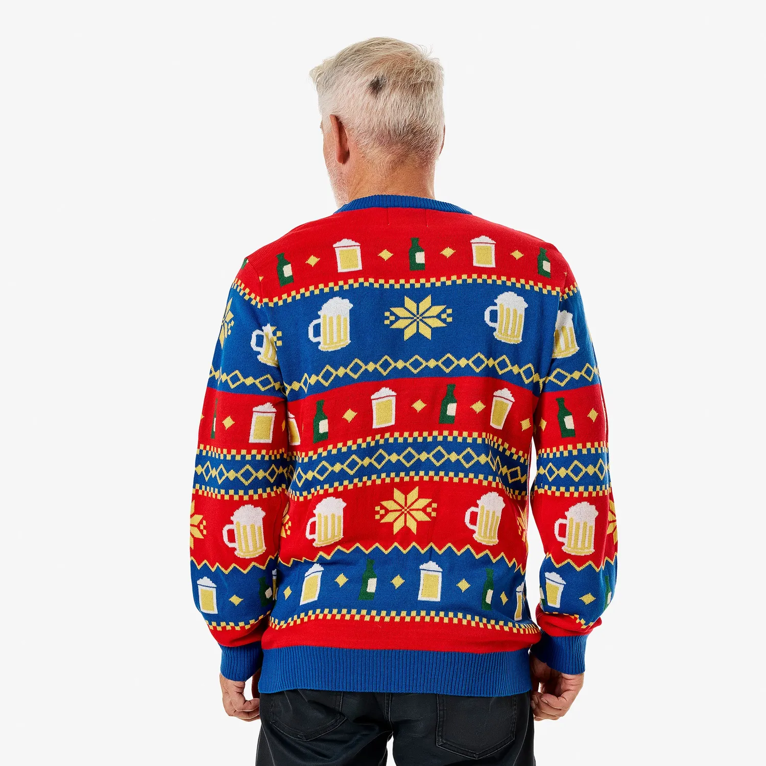 Svensk Husman Julöl juletrøje herre L akryl