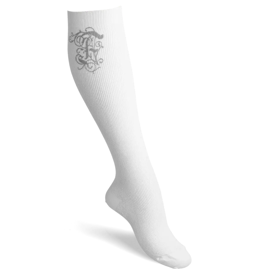 Funq Wear Original Wonderful White støttestrømper hvid bomuld