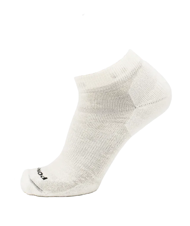 Point6 Classic Mini Crew strømper extra light hvid M