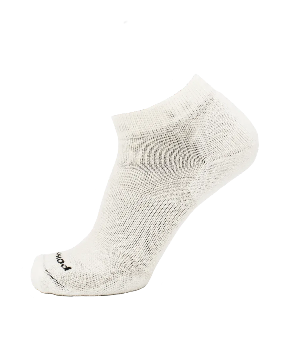 Point6 Classic Mini Crew strømper extra light hvid M