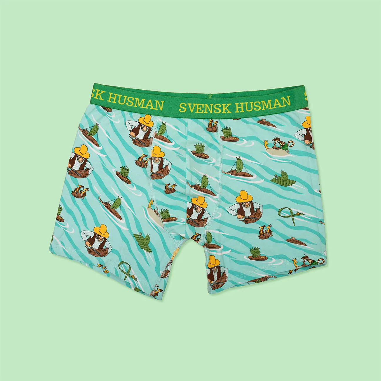 Svensk Husman Barkbåtar boxershorts herre bomuld
