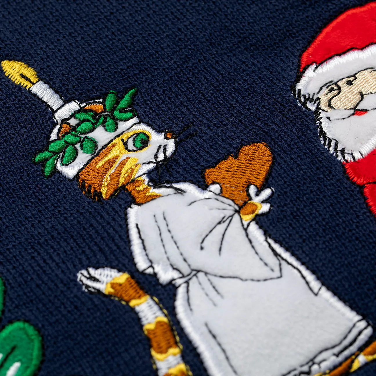 Svensk Husman Findus lucia julesweater herrer rød akryl