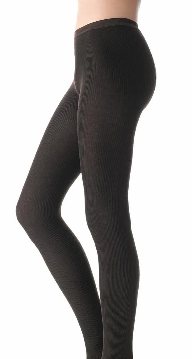Fogal Nepal 80D leggings sort M uld silke