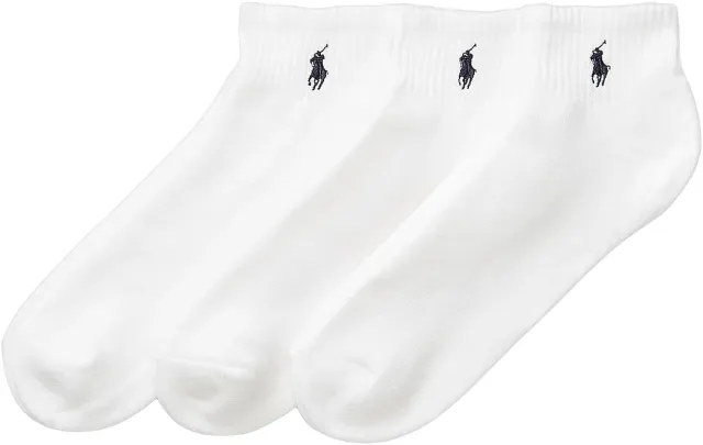 Footies Quarter Sock ankelstrømper 3-pak hvid