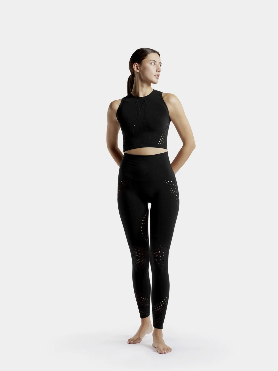 Fogal Aleen leggings sort høj talje seamless