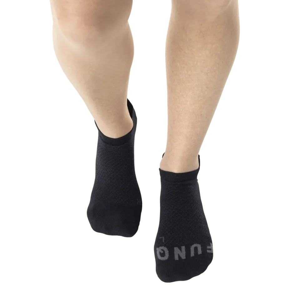 Funq Wear WIDE+ Active Low Cut sneakersokker sort
