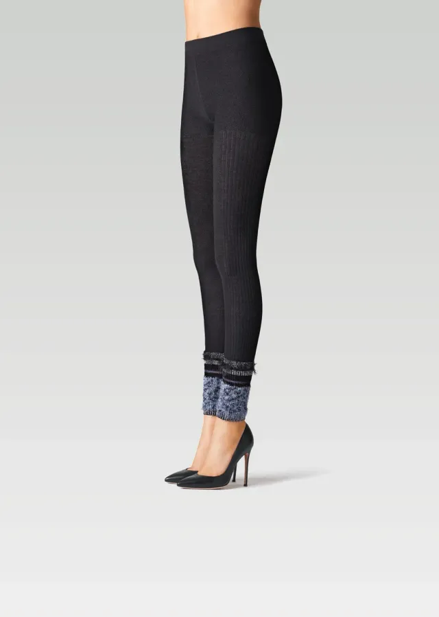 Fogal Grace 100D leggings merinould sort 1 par