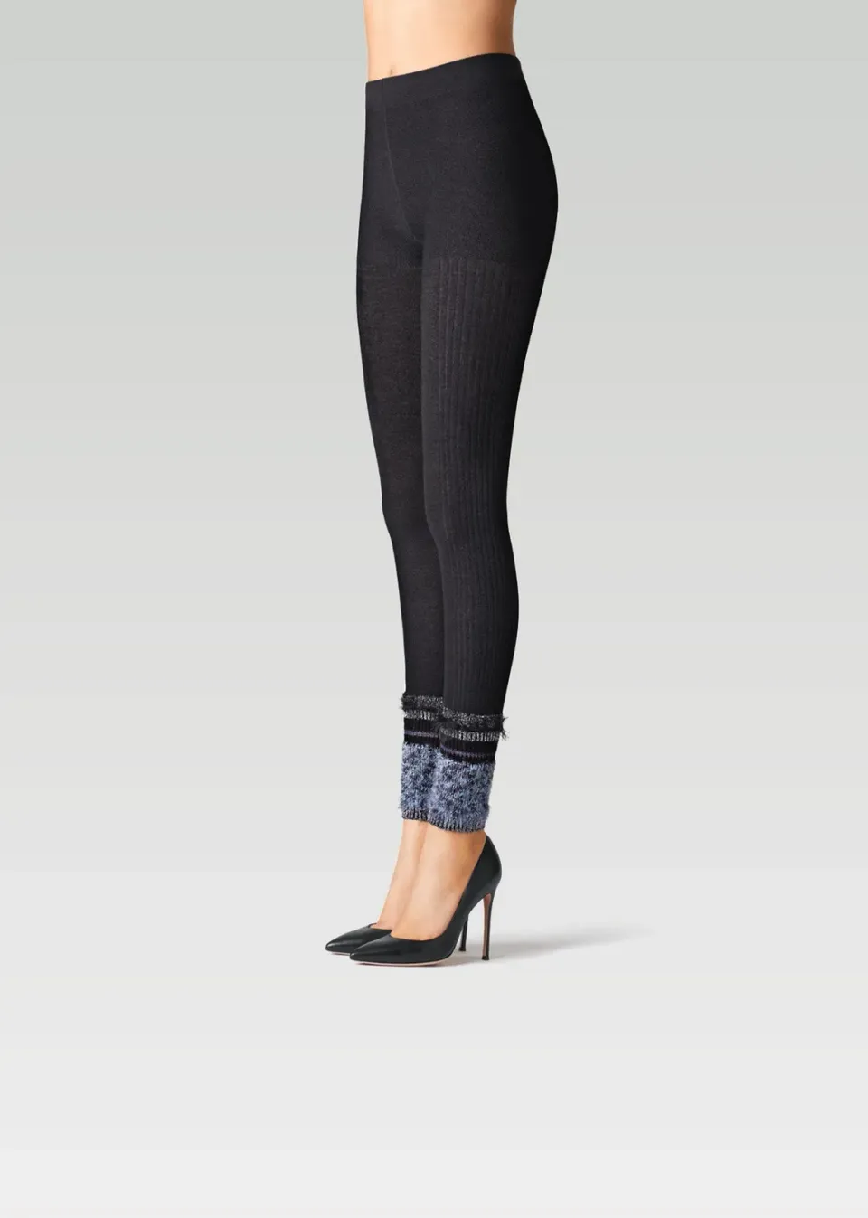 Fogal Grace 100D leggings merinould sort 1 par