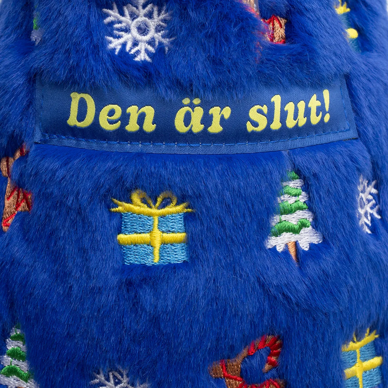 Svensk Husman Tofflor Grogg hjemmesko blå jul