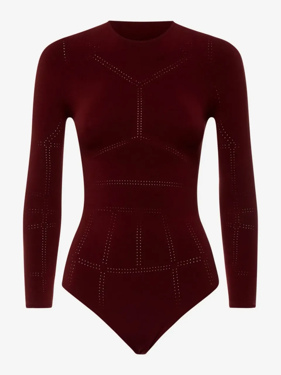 Fogal Carida bodysuit sort S-M – lange ærmer tanga