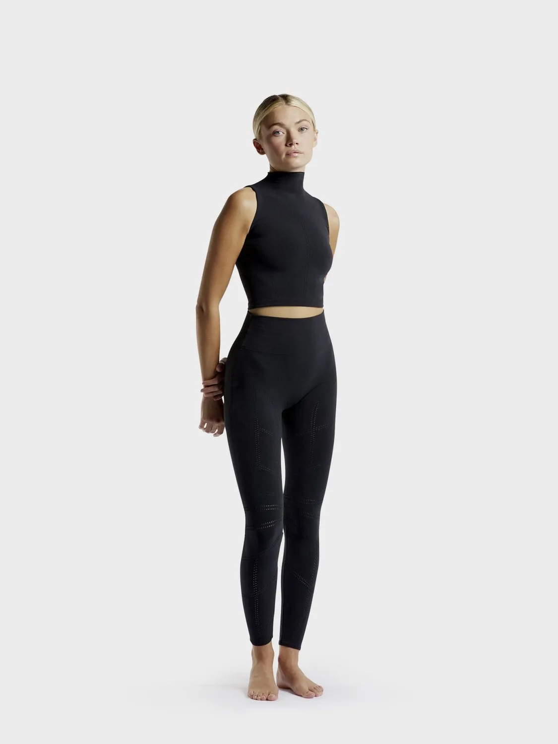 Fogal Balmora Crop Top Baltic sømløs BH-top
