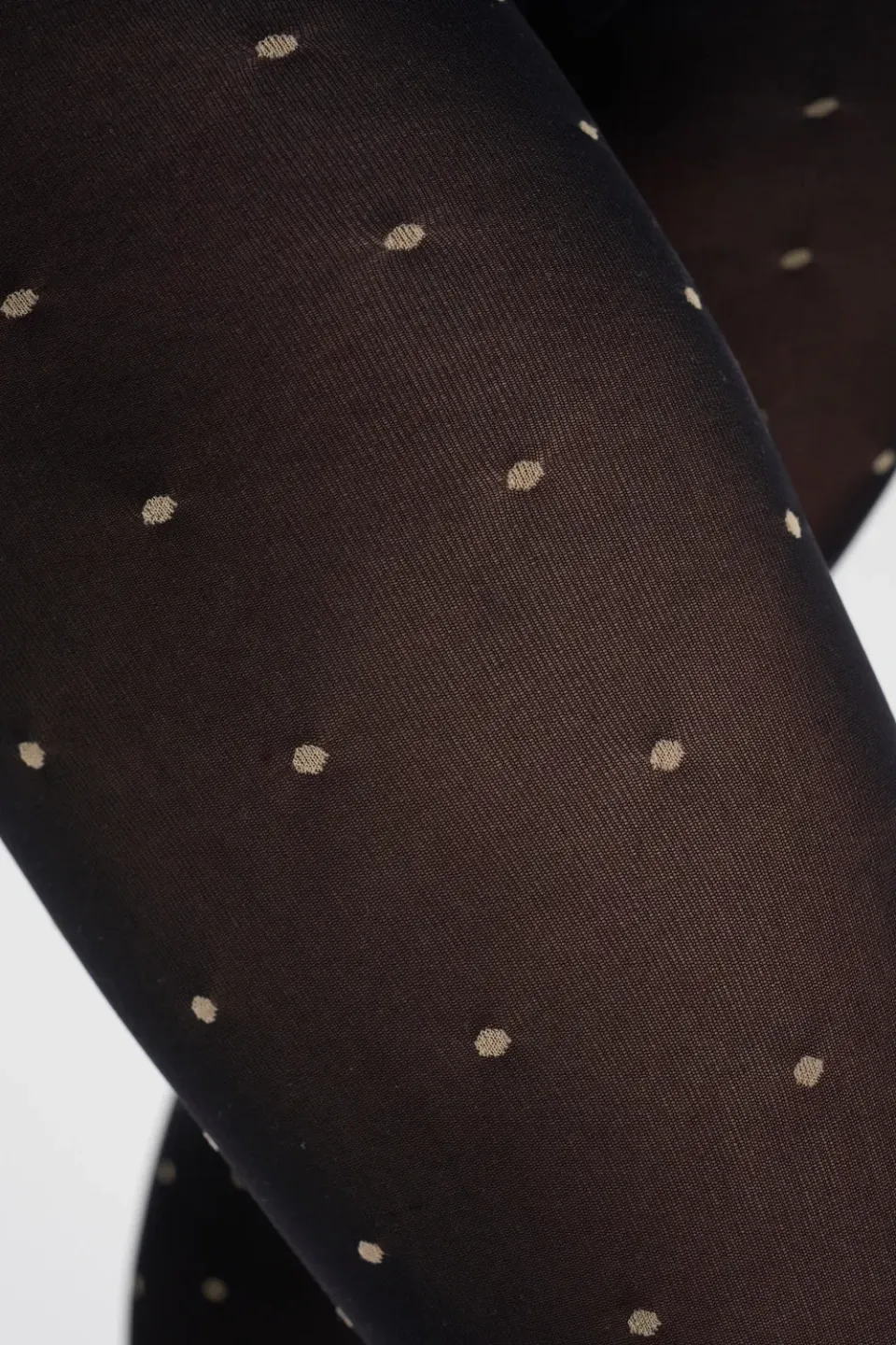Moi Agnes black dot strømpebukser sort 80 denier