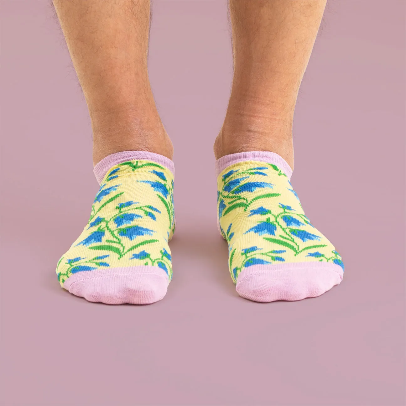 Svensk Husman Bluebell sneakersokker bomuld