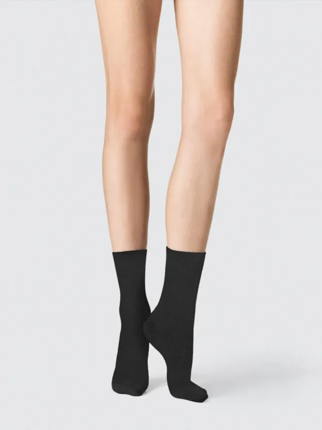 Fogal Nepal Ankle Socks 80D ankelstrømper sort uld