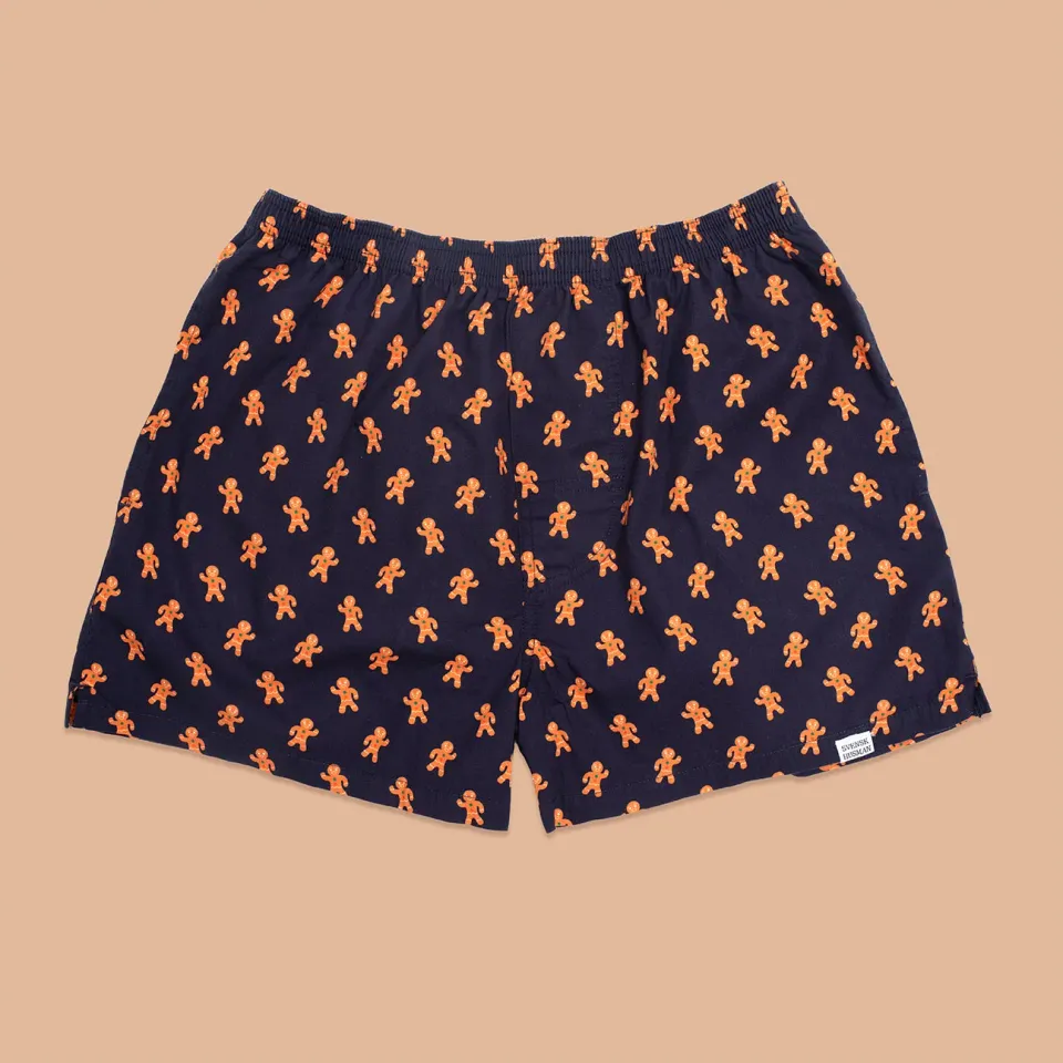 Svensk Husman Pepparkaka boxershorts unisex lommer