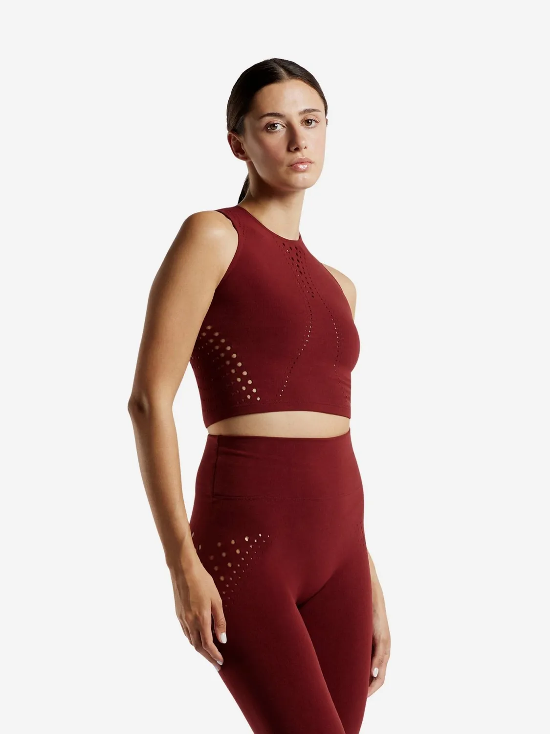 Fogal Osmo crop top seamless medium support 1 stk