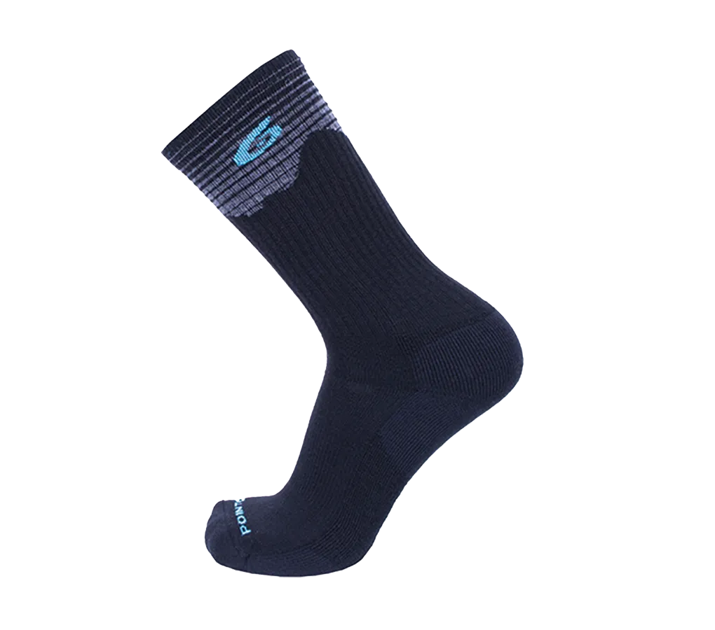 Point6 Peak Light Crew vandrestrømper dark navy