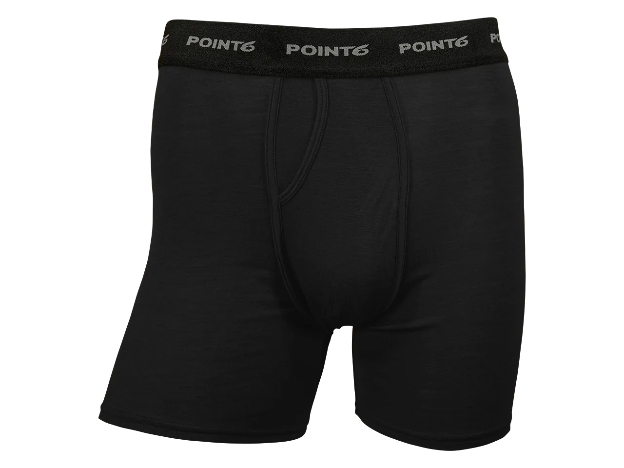 Point6 Merino Boxer Briefs underbukser sort uld