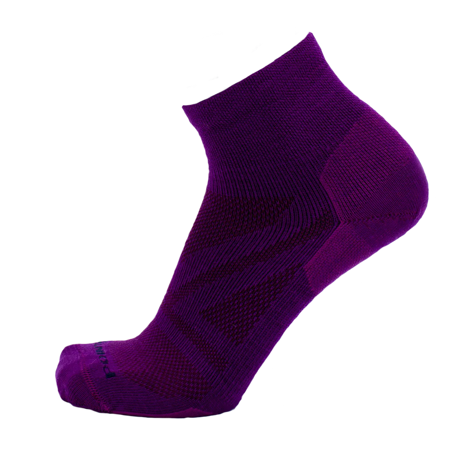 Point6 Second Wind Ultra Light 1/4 Crew strømper sort uld