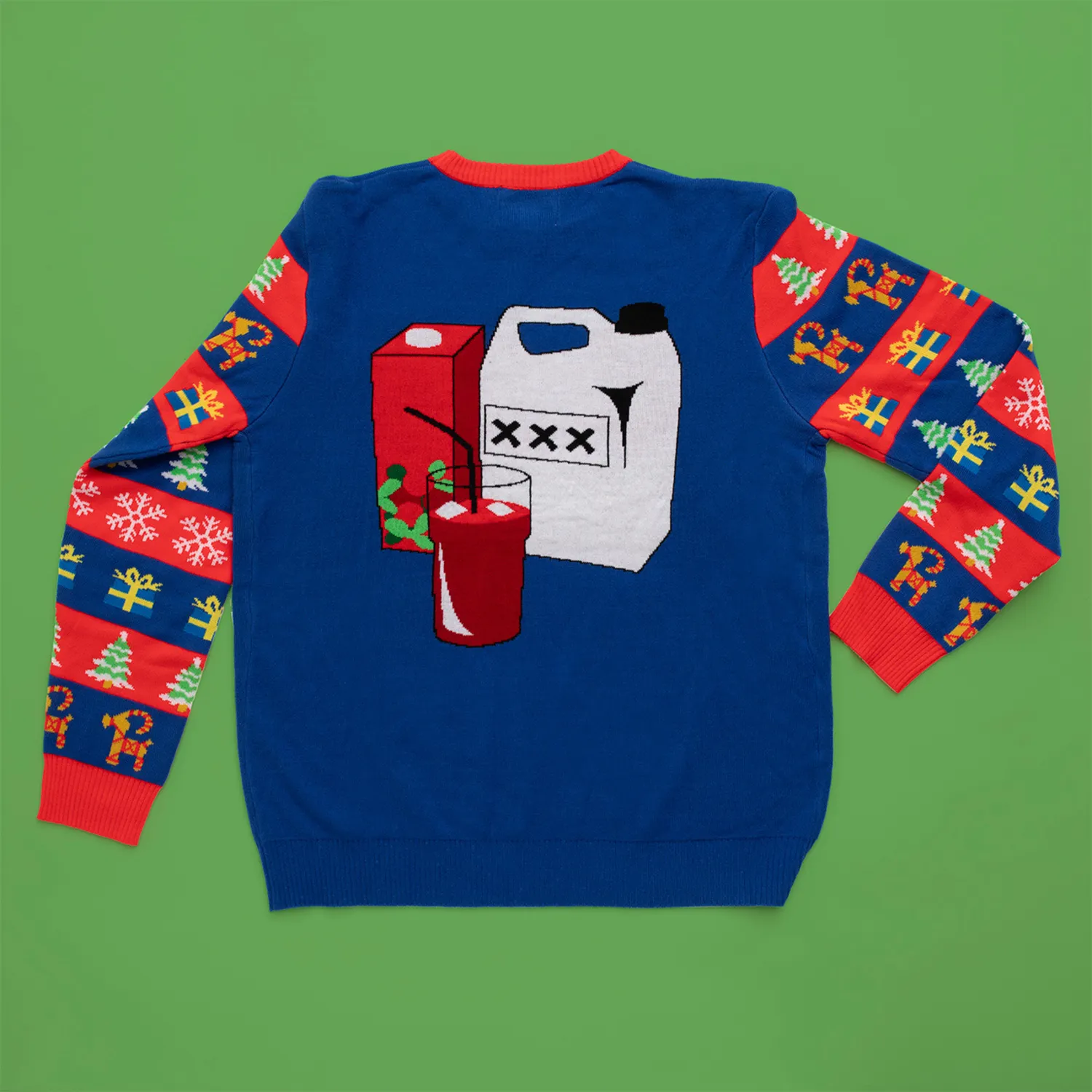 Svensk Husman Jeg skal have en grog julesweater herre rød
