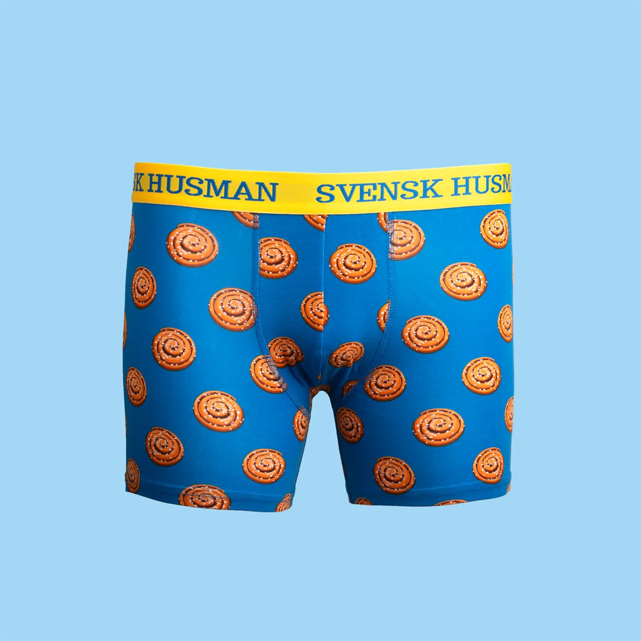 Svensk Husman Kanelbulle boxer og strømper sæt S 41-46