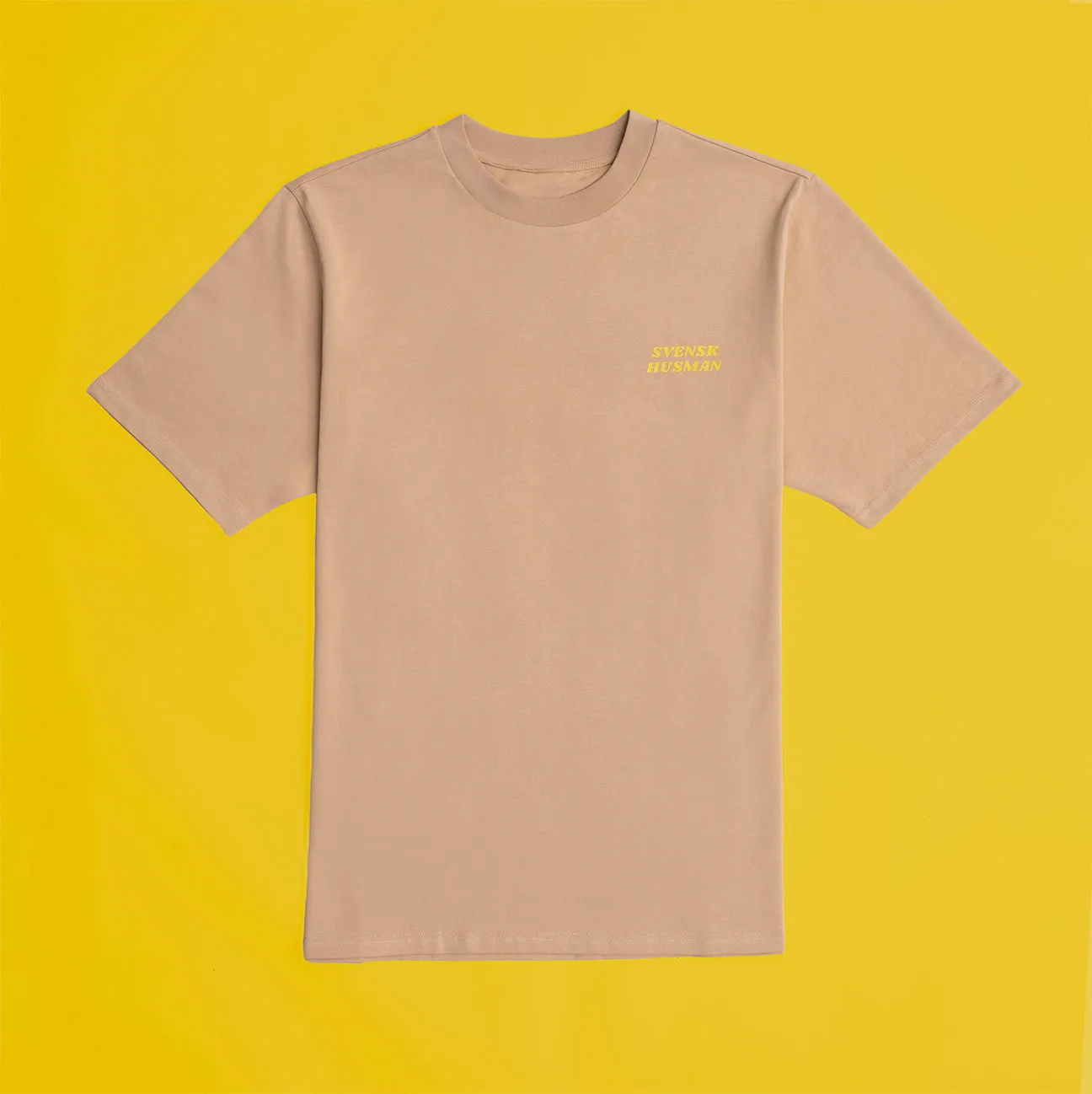 Svensk Husman Football Kanelbulle t-shirt S bomuld