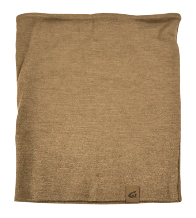 Point6 Double Layer halsedisse sort merinould