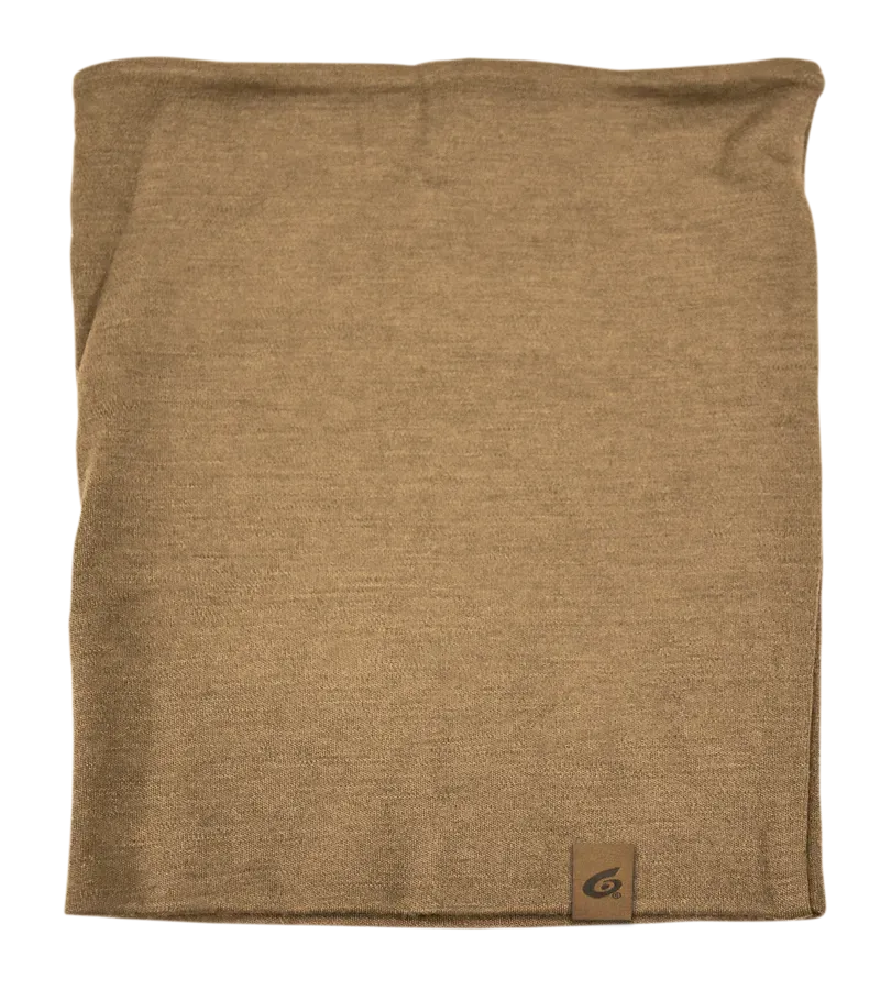 Point6 Double Layer halsedisse sort merinould