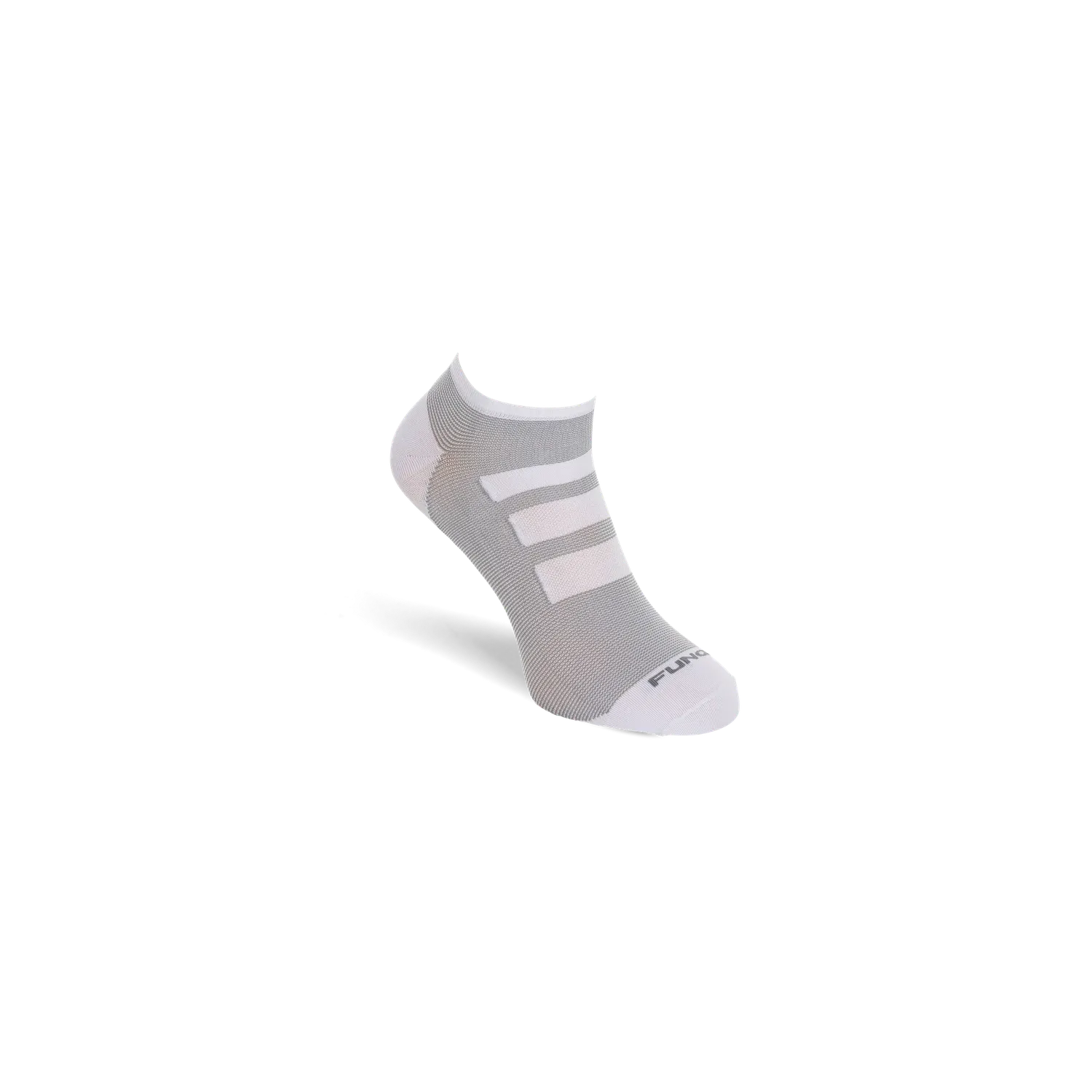Funq Wear Light Weight no show strømper hvid tynd