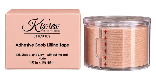 KIX'IES Stickies brysttape hudfarvet 5 m rulle