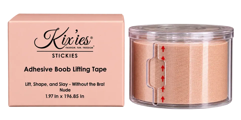 KIX'IES Stickies brysttape hudfarvet 5 m rulle