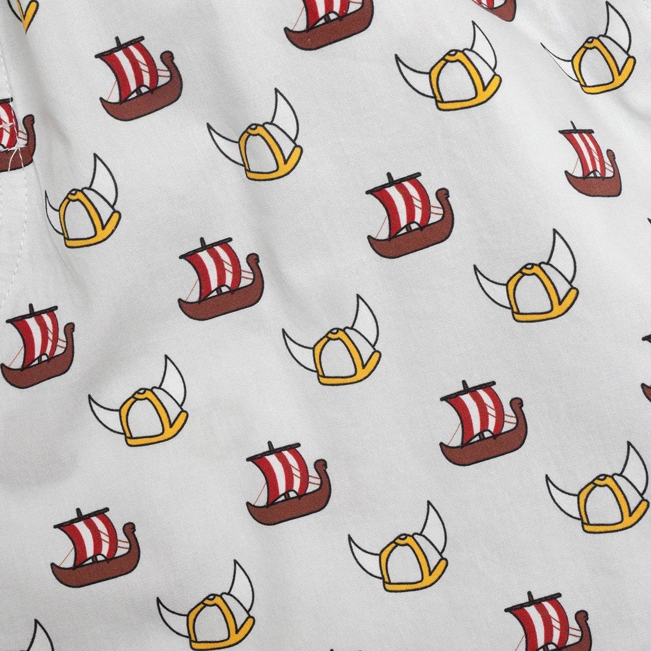 Svensk Husman Viking boxershorts unisex hvid bomuld