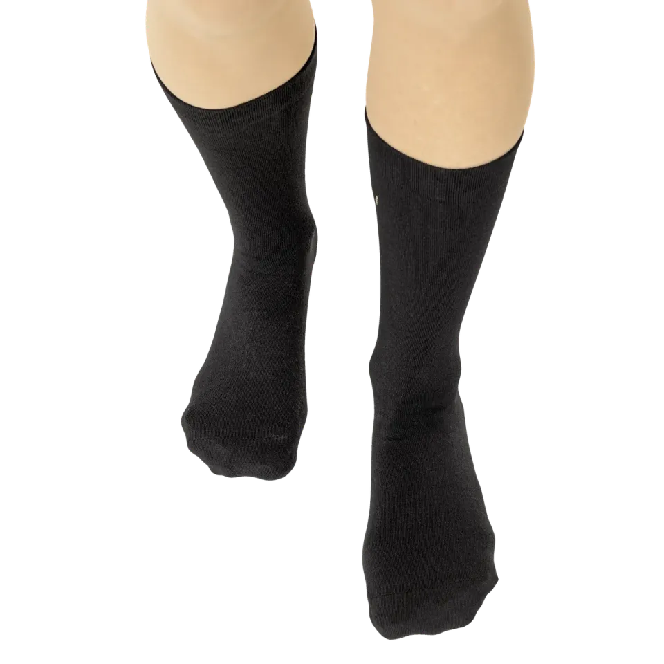 Funq Wear Wide+ Natural strømper 36/38 økologisk bomuld