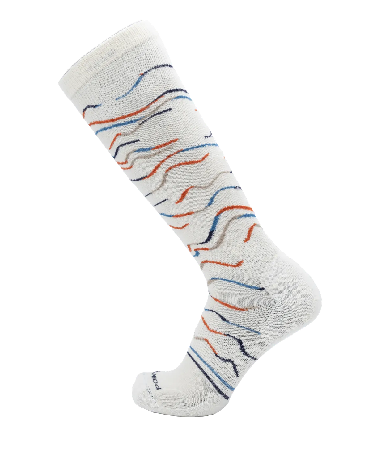 Point6 Flow Ultra Light skistrømper Cream uld