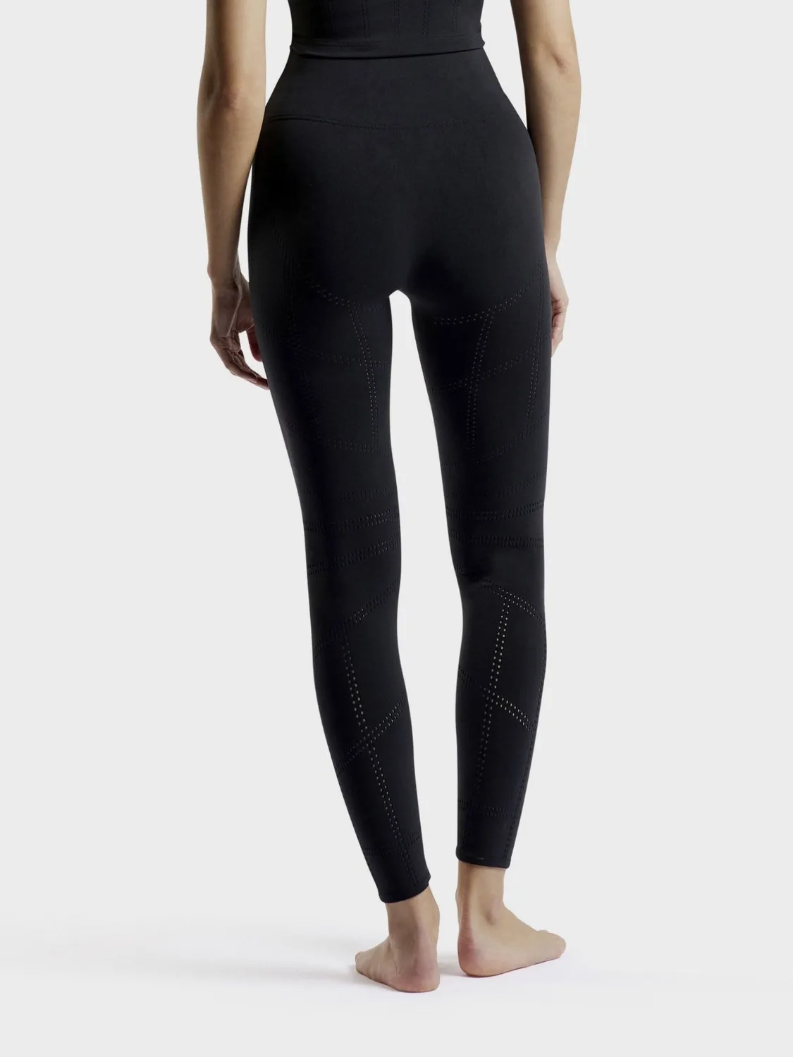 Fogal Genosis leggings højtaljede sømløs sort