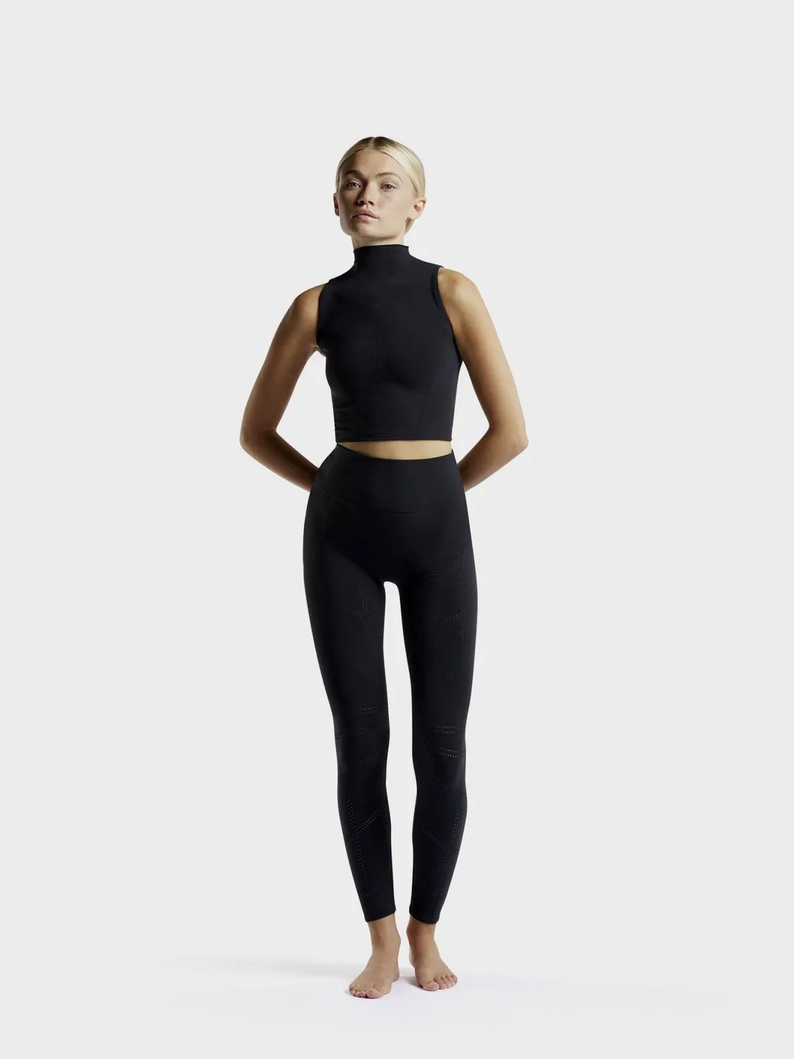 Fogal Genosis leggings højtaljede sømløs sort