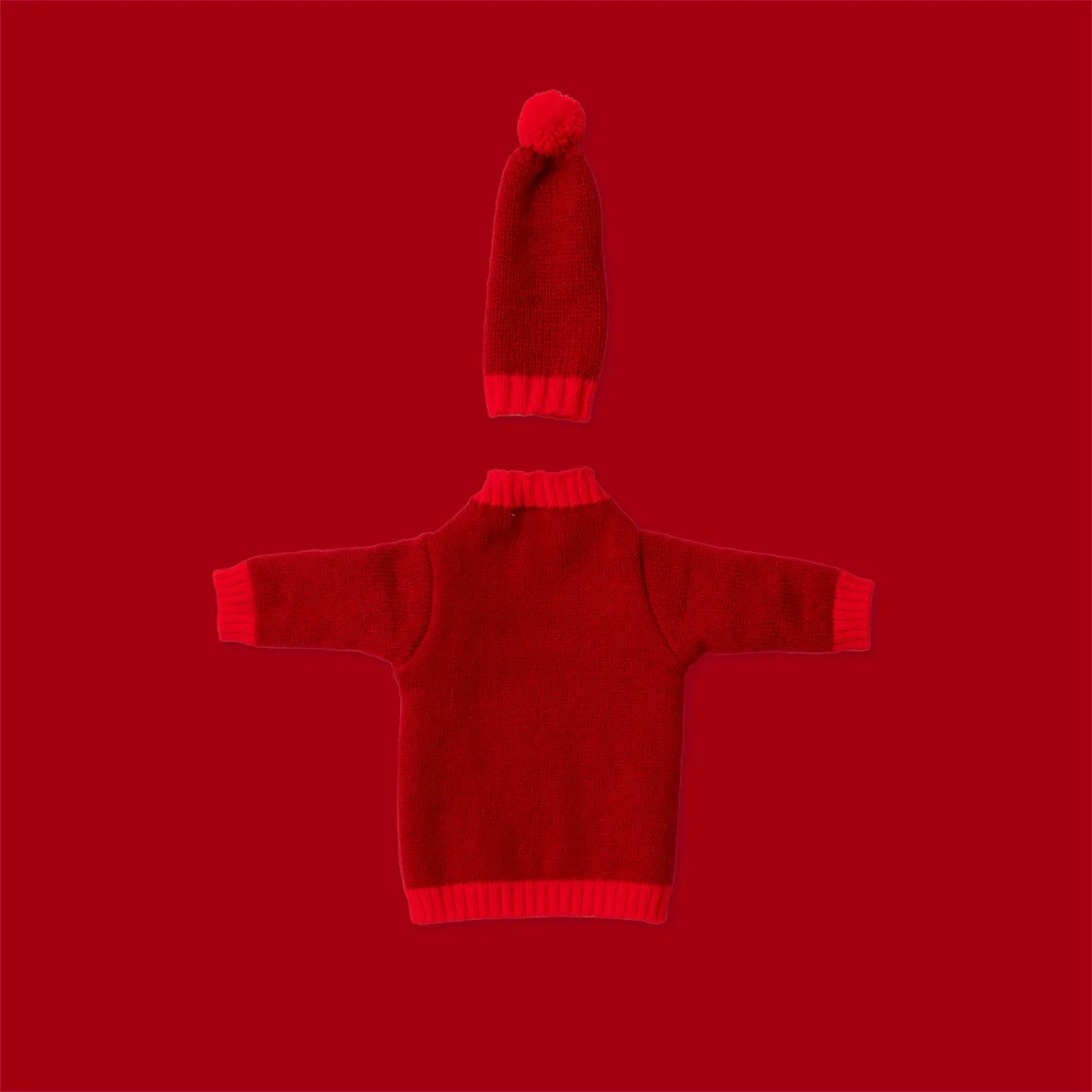 Svensk Husman flasketrøje gløgg hue polyester