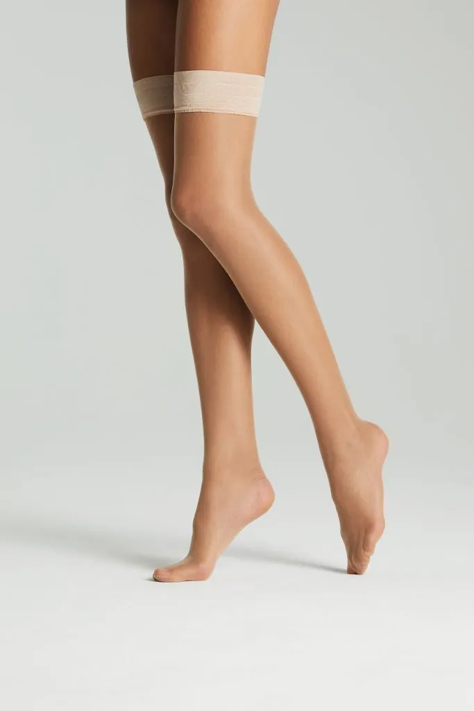 Fogal Catwalk strømper sort M – sheer 15D mat