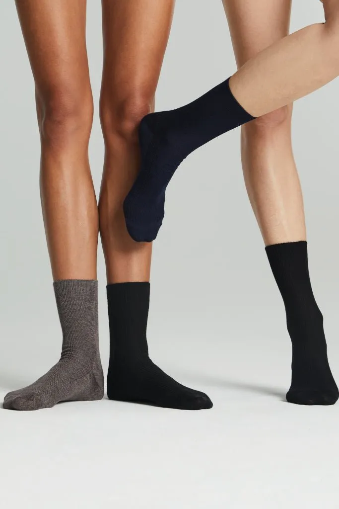Fogal Nepal Ankle Socks 80D ankelstrømper sort uld