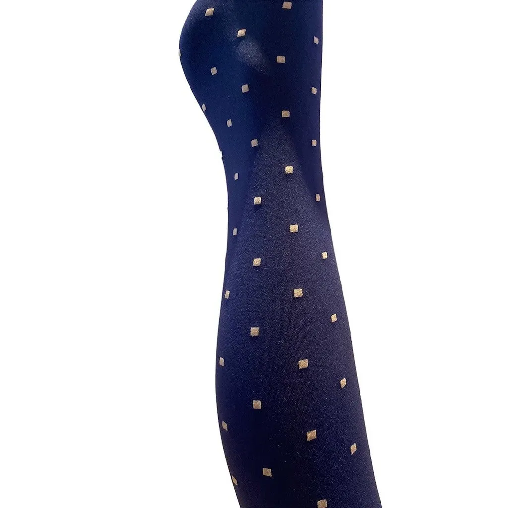 Moi Marie square strømpebukser navy 80 denier