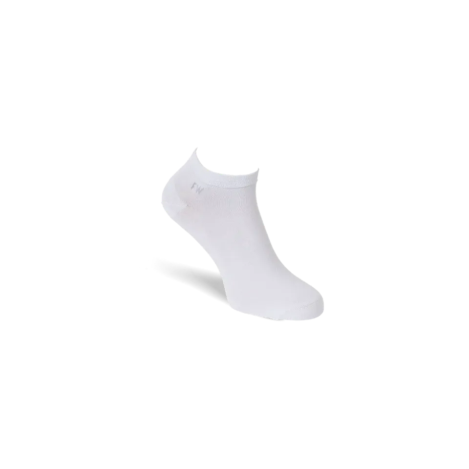 Funq Wear Align Low Cut bambusstrømper hvid 3-pak tynd