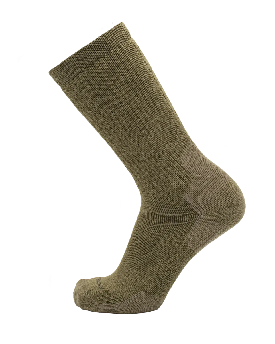 Point6 Defender Medium Mid-Calf vandresokker merino sort