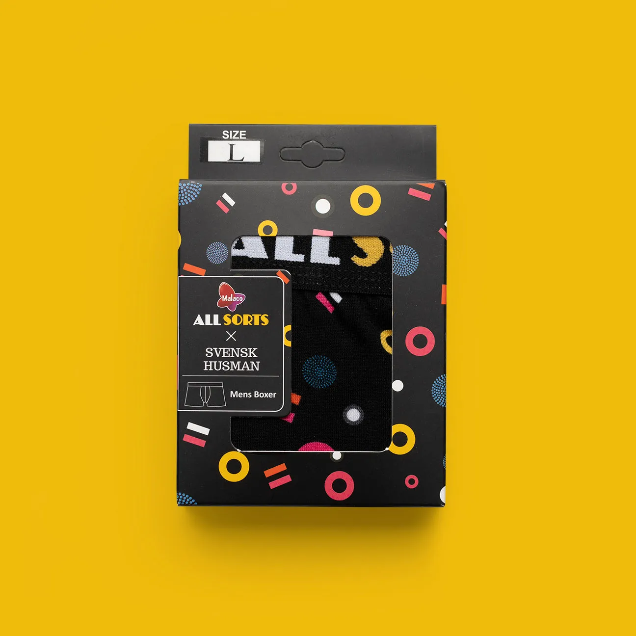 Svensk Husman ALLSORTS Originalen boxershorts bomuld
