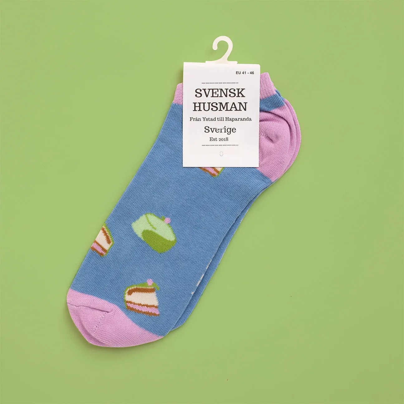 Svensk Husman Prinsessekage sneakersokker 36-40