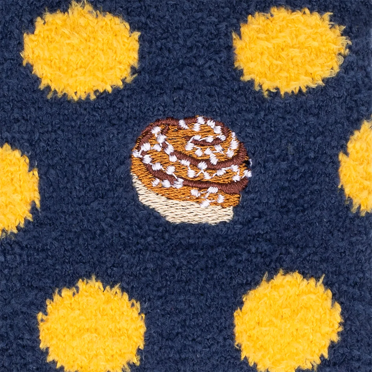 Svensk Husman Kanelbolle fluffy sokker hyggesokker polyester